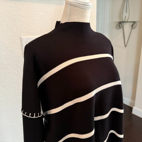 Pull Over Sweater with Cute Stitching Detail - Picture 3 of 9